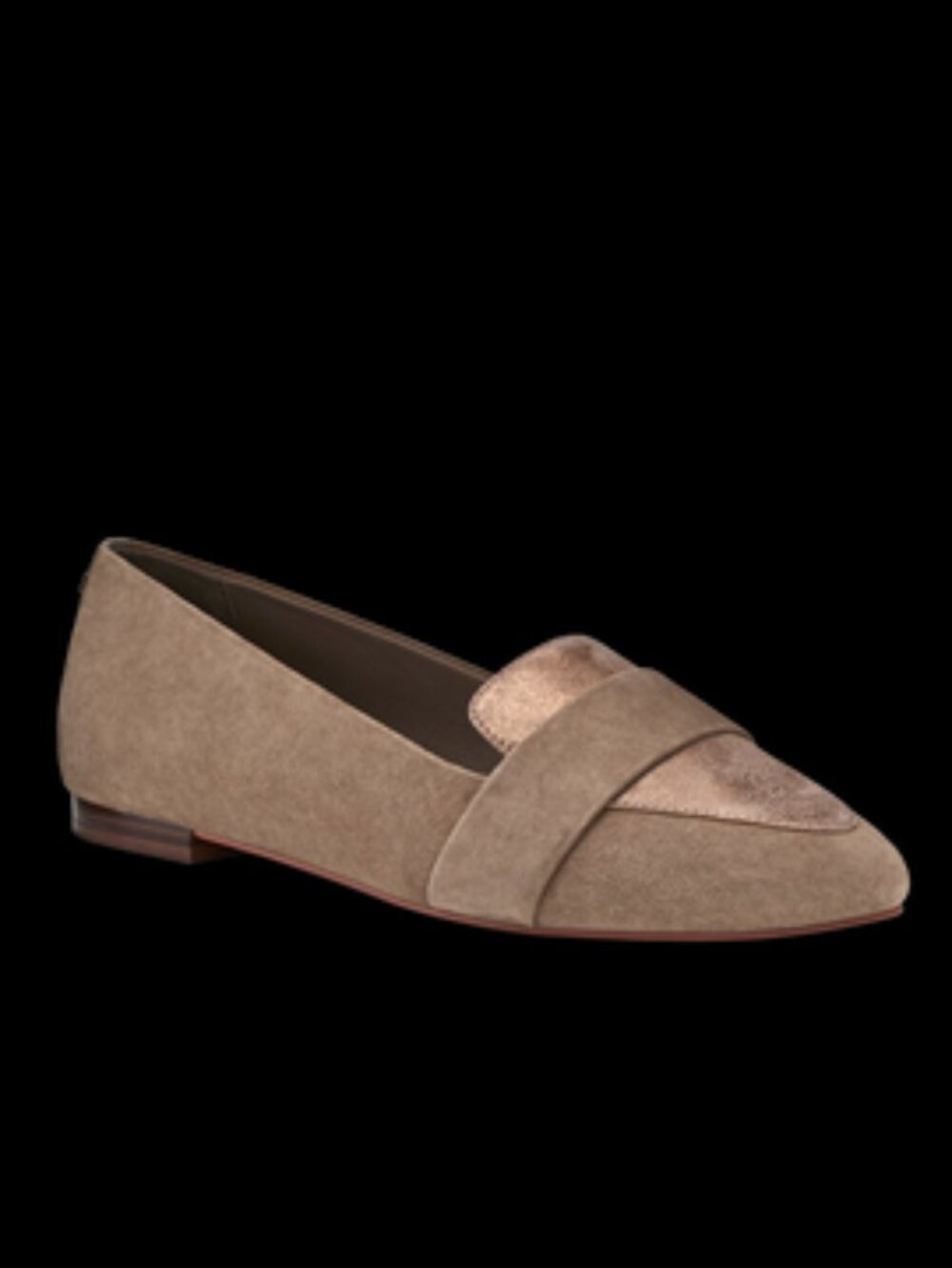 Birdies Blackbird Oak Shimmer Suede Pointed Toe Flats Size 9